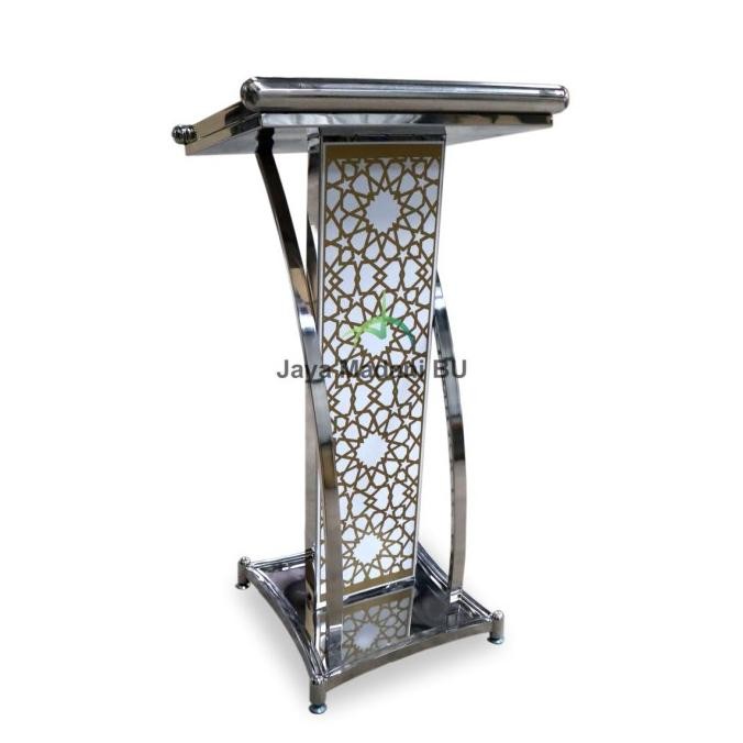 Sedang Diskon Podium Minimalis Ornamen/Podium Full Stainless/Podium Masjid/Mimbar