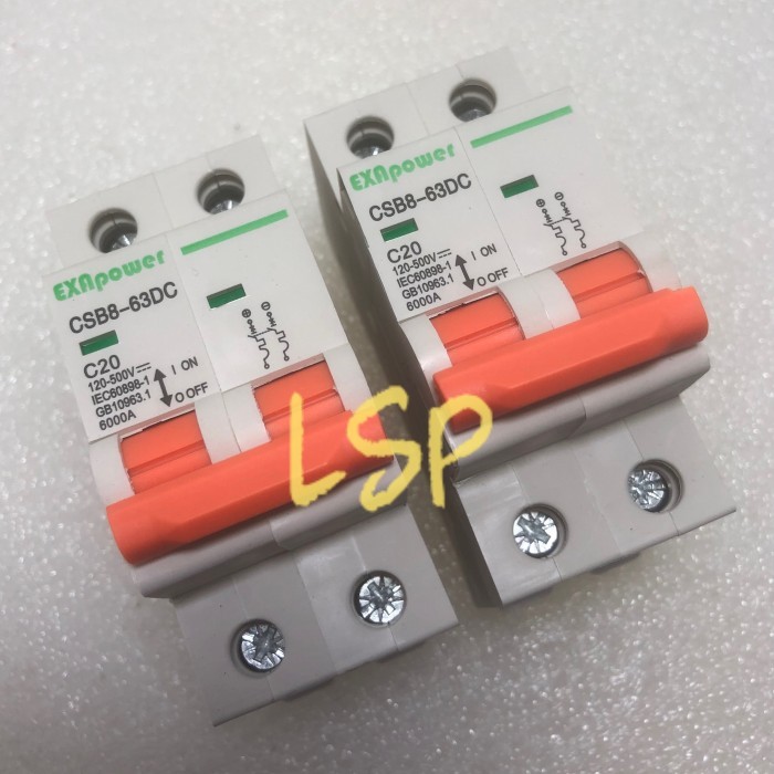 Promo Mcb Dc 2P 20A 12-250V