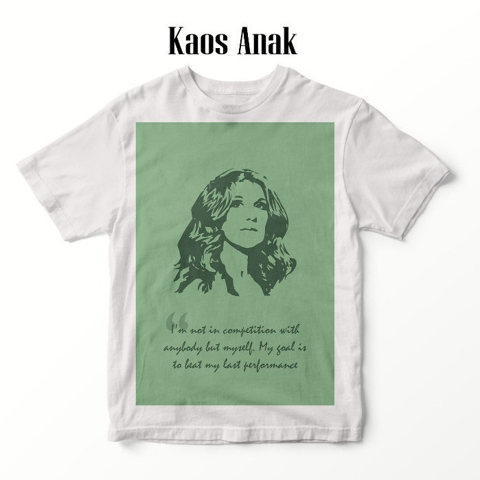 KAOS DEWASA DAN ANAK DISTRO CELINE DION 002