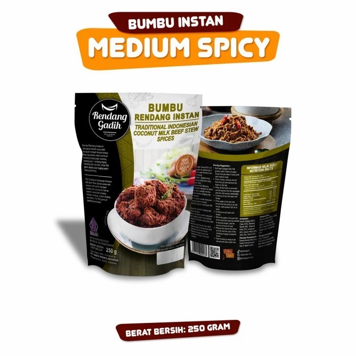 

Lhiu Bumbu Rendang Instan - Rendang Gadih