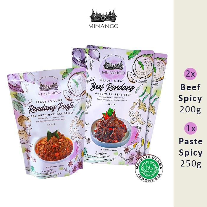 

Lhiu Minango Bundling Bumbu Instan Pasta Rendang Dan Beef Rendang Sapi