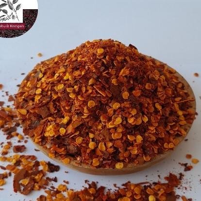 

Cabe Bubuk Flake Kasar Kering 1Kg / Chili Flake