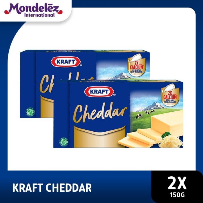 

[FS] Kraft Keju Cheddar 150g - 2 Pack