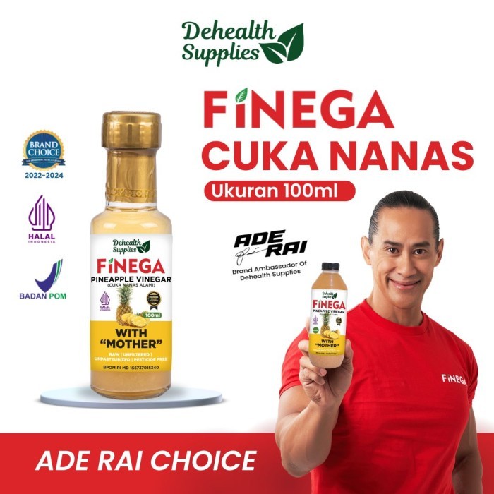 

FINEGA CUKA NANAS 100ml Kemasan Kaca