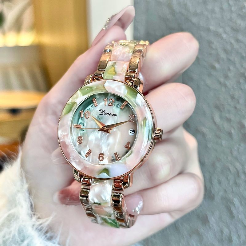 Vintage Ceramic Jade Niche Exquisite Watch