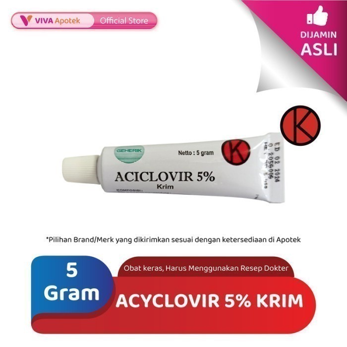 Acyclovir 5% Krim (5 Gram)