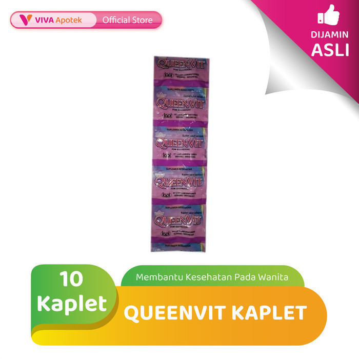 Queenvit untuk Membantu Kesehatan Wanita (10 Kaplet)