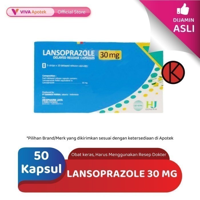 Lansoprazole 30 mg (10 Kapsul)