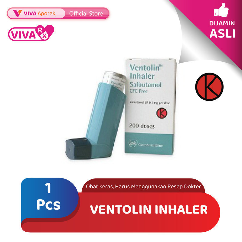 VENTOLIN INHALER CFC FREE AEROSOL 200 DOSIS