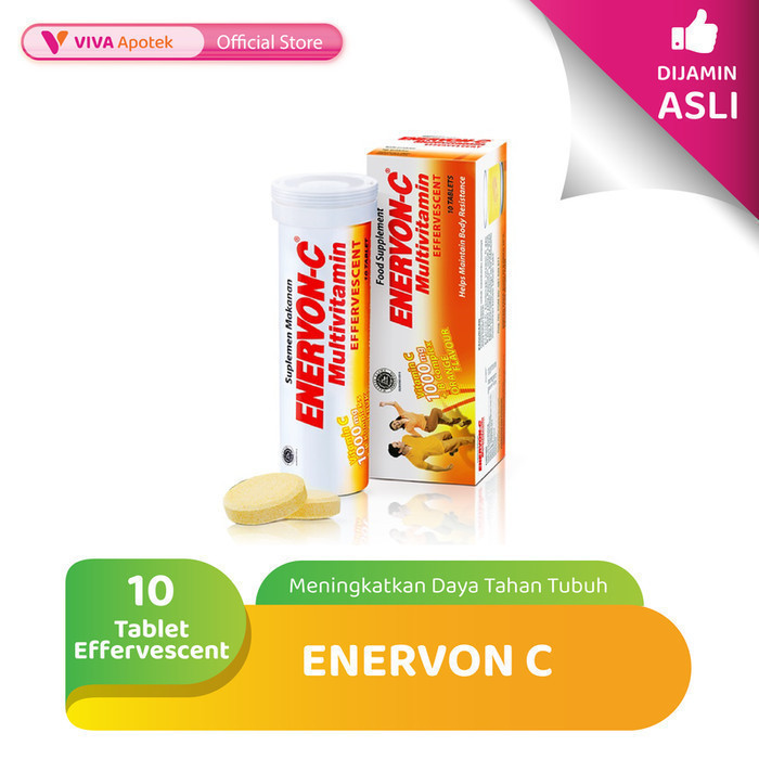 Enervon C Tube untuk Meningkatkan Daya Tahan Tubuh (10 Tablet Effervescent)