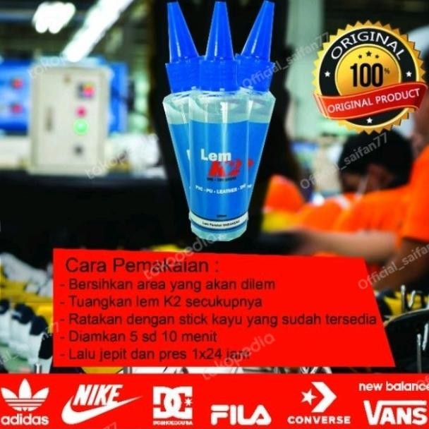 

Lem K2 Lem Sepatu Bening/Transparan