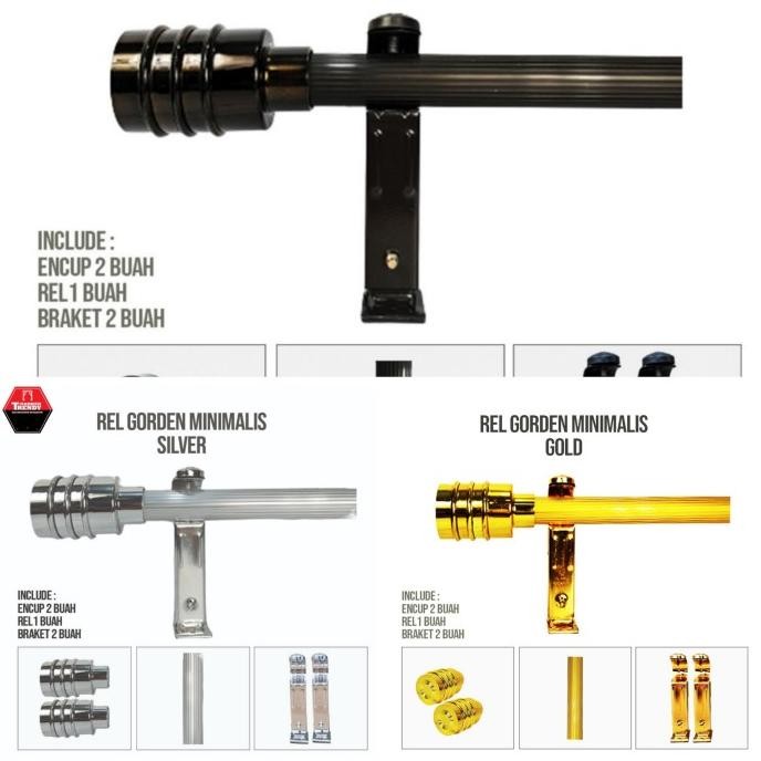 batang gorden minimalis/besi gorden/L.100~150~200 cm TF