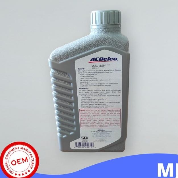 Oli Mesin Diesel / Bensin 5W30 5W 30 Acdelco Dexos 2 Dexsos2