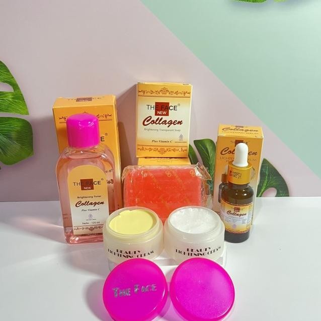 Bpom Paket The Face Cream Collagen 5In1//Paket Cream Collagen