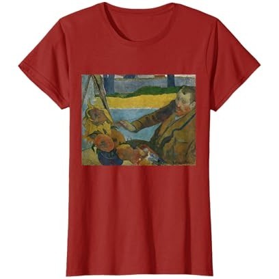 Kaos Lukisan Bunga Matahari Van Gogh oleh Paul Gauguin |OWHcFmCU|