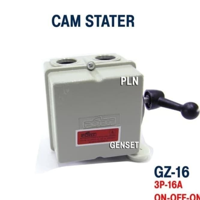 Cam Starter / Ohm Saklar / Cos / Genset / Handle 3P 16A Gz Fort