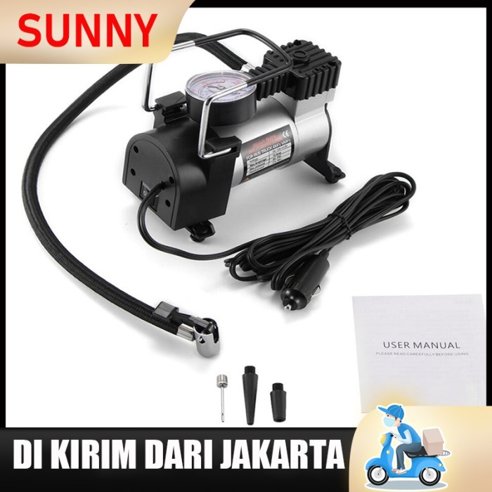 Kompresor Angin Listrik Kompresor Mini Pompa Ban Mobil Motor Elektrik Mini Pompa Angin Heavy Duty