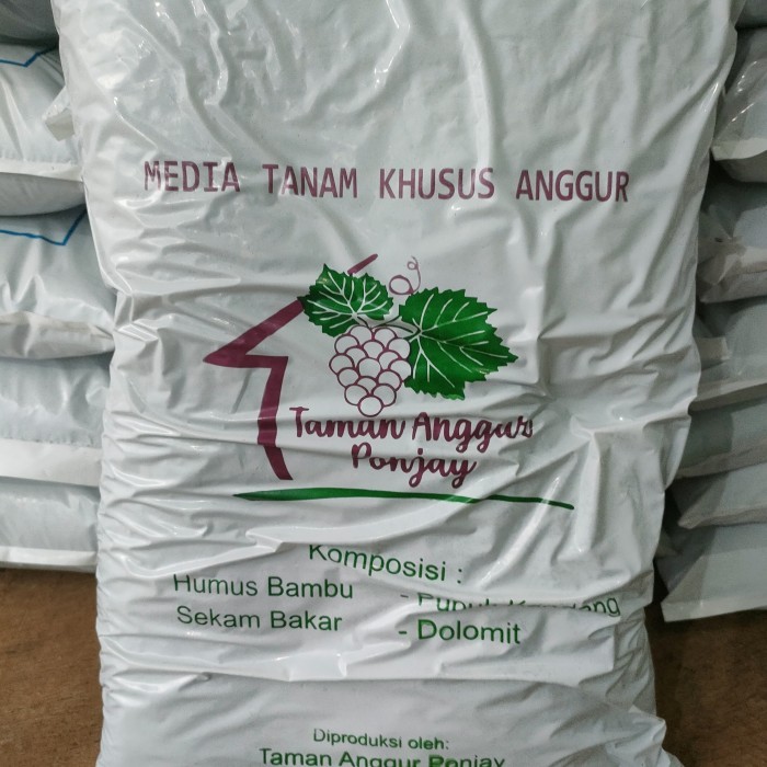 MEDIA TANAM ANGGUR HUMUS BAMBU SIAP PAKAI