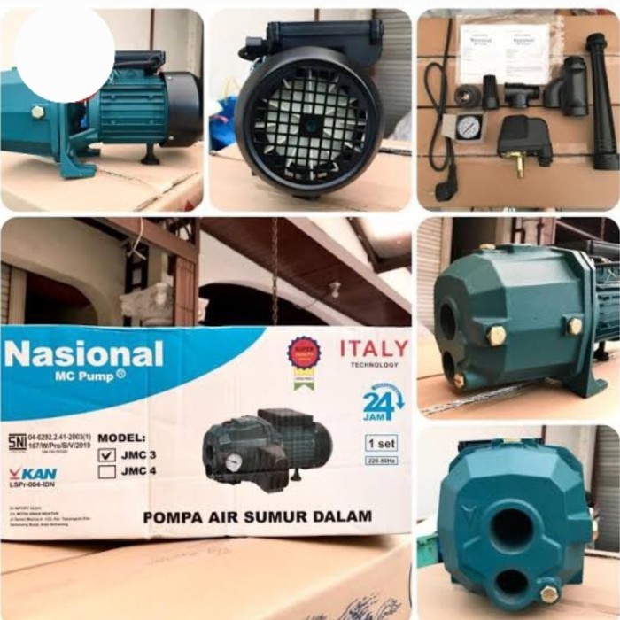 Pompa Air National 255 Jetpump 30 Meter Tanpa Tabung Free Ongkir