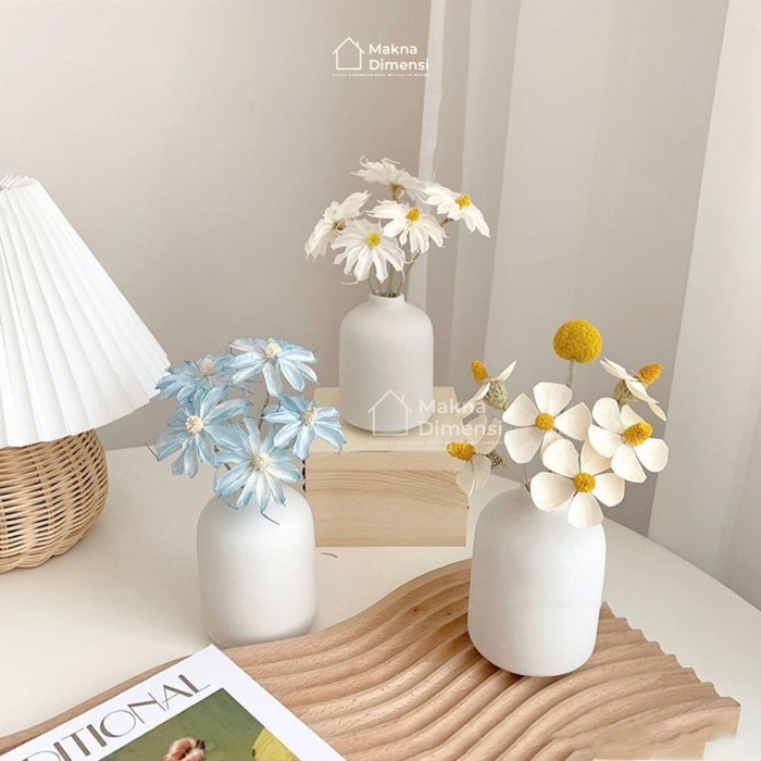 1 SET BUNGA AESTHETIC, VAS AESTHETIC, VAS BUNGA