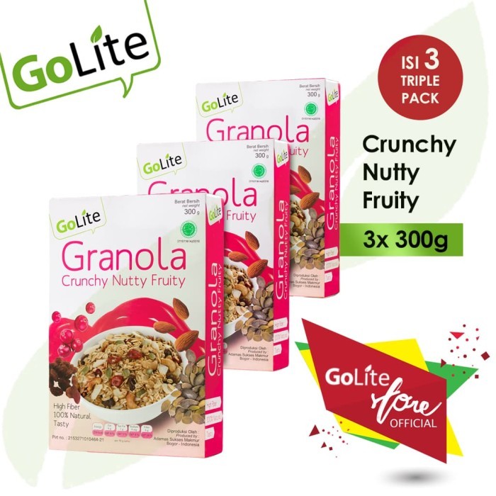 

Granola Crunchy Nutty Fruity 300G (Triple Pack)