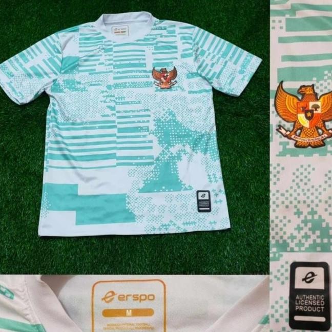 Jersey Baju Bola Timnas Indonesia Training Prematch Erspo U Putih 2024