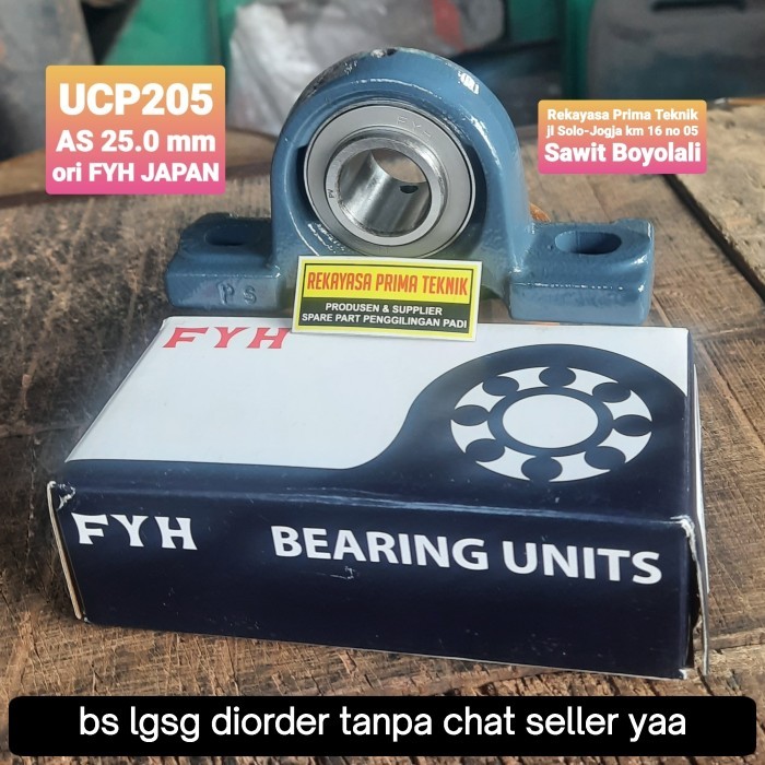 ((((()paling dicari] FYH UCP205 AS 25.0 MM ORIGINAL JAPAN UCP 205
