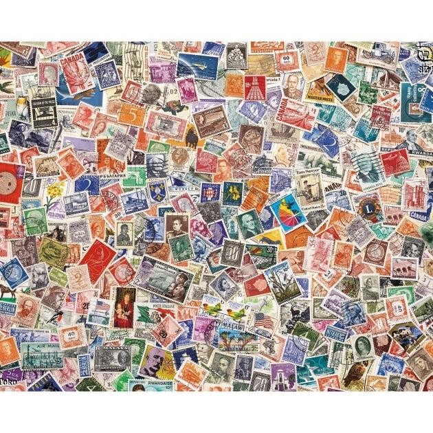Jigsaw Puzzle: Clementoni - Stamps - 1000 Piece