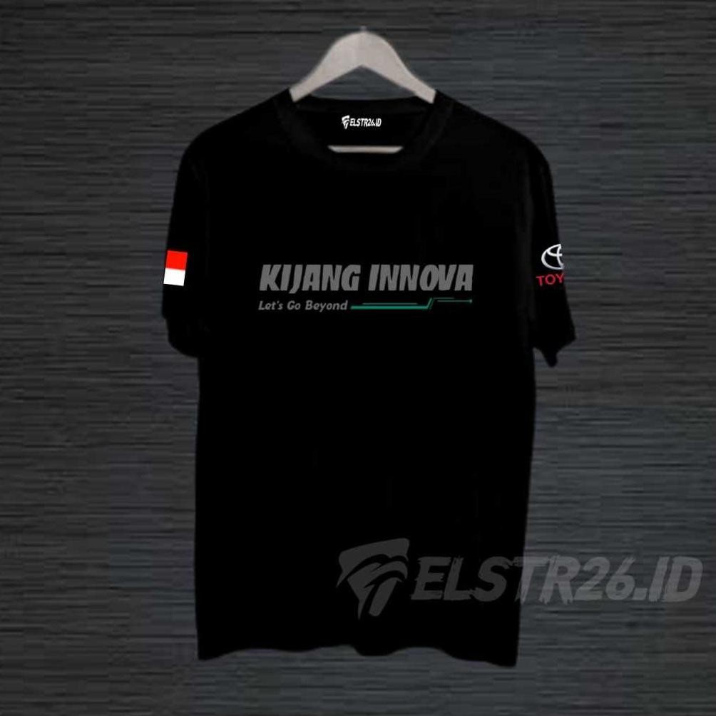 Promo Kaos Distro Baju Logo All Merk Mobil Toyota Hilux Kijang Innova Camry Vios Agya Yaris Voxy Sie