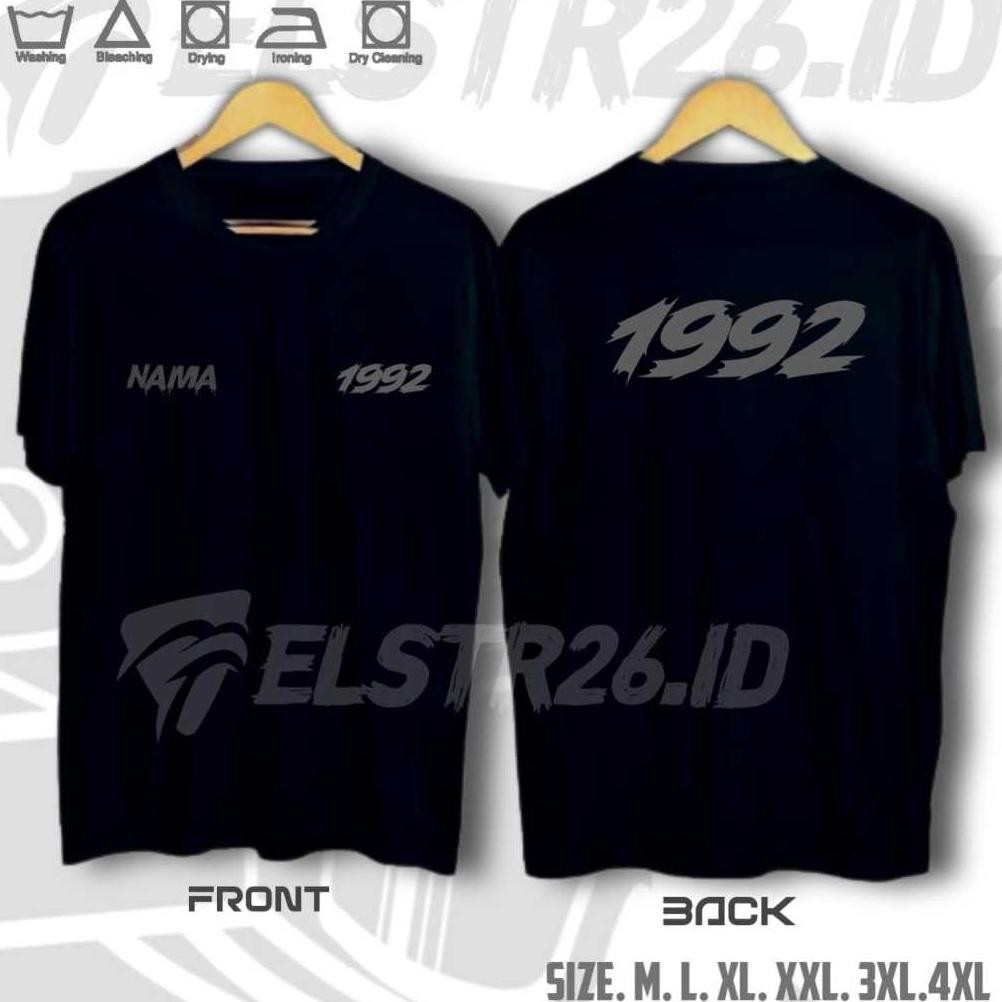 Promo Kaos Tahun Lahir Baju Tahun Kelahiran 1992 1994 Tahun Kelahiran