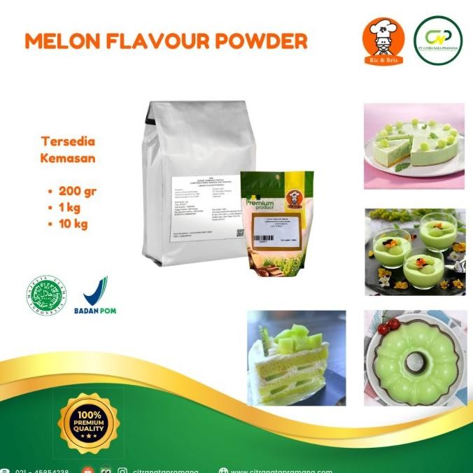 

Melon Flavour Powder / Perisa Bubuk Melon / Perasa Melon Flavor