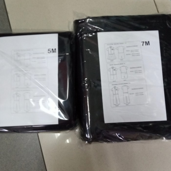 Ventura (Navy Blue MATERIAL) - Bahan Kain Bawahan Gr 1-12 ACS Jakarta