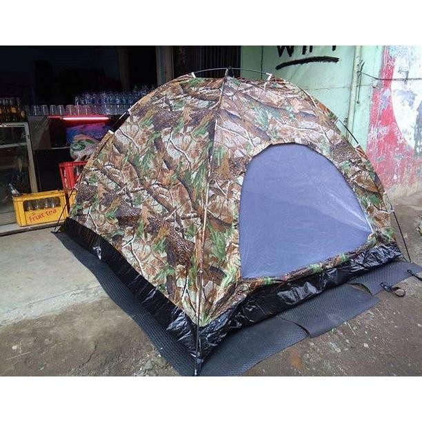 Tenda Kemping 4 6 Orang Camping Dome Anak Dewasa 4p 6p Anti Air Nyamuk GT