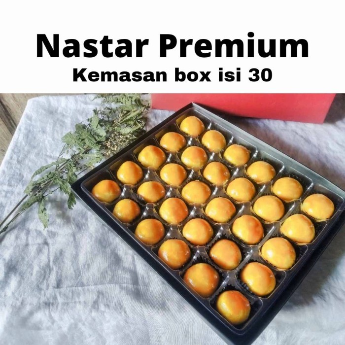 

Nastar Premium kemasan box isi 30 pcs halal cocok untuk hampers