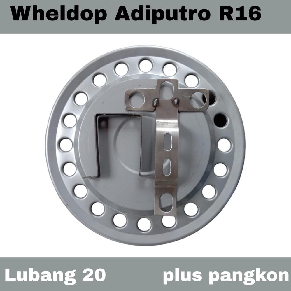 Terlaris 1 Pcs] Wheeldop Adiputro Lubang 20 Wheldop Truk Bahan Plat Besi R16/R15 Diskon