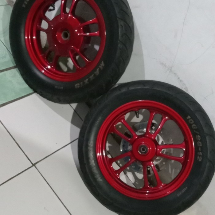 velg Scoopy new red candy