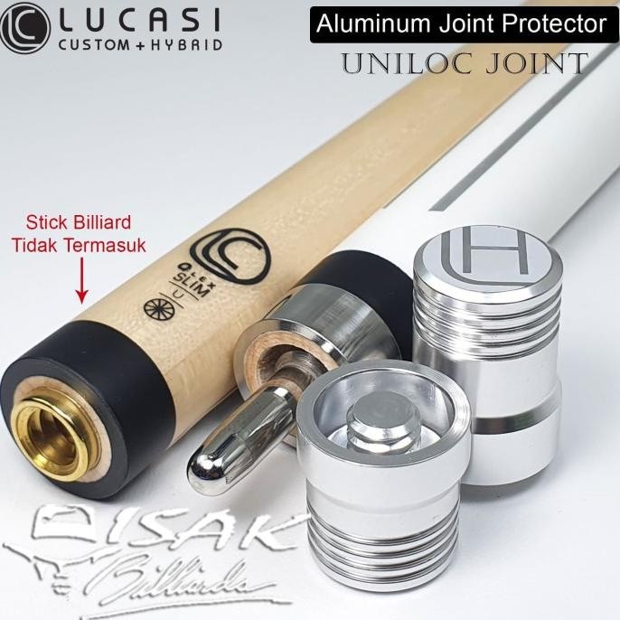 ORIGINAL LUCASI JOINT PROTECTOR - UNILOC ALUMINUM CUE STICK BILLIARD