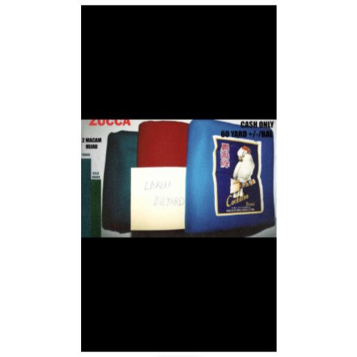 LAKEN BILLIARD 7 FEET KARPET BILYARD