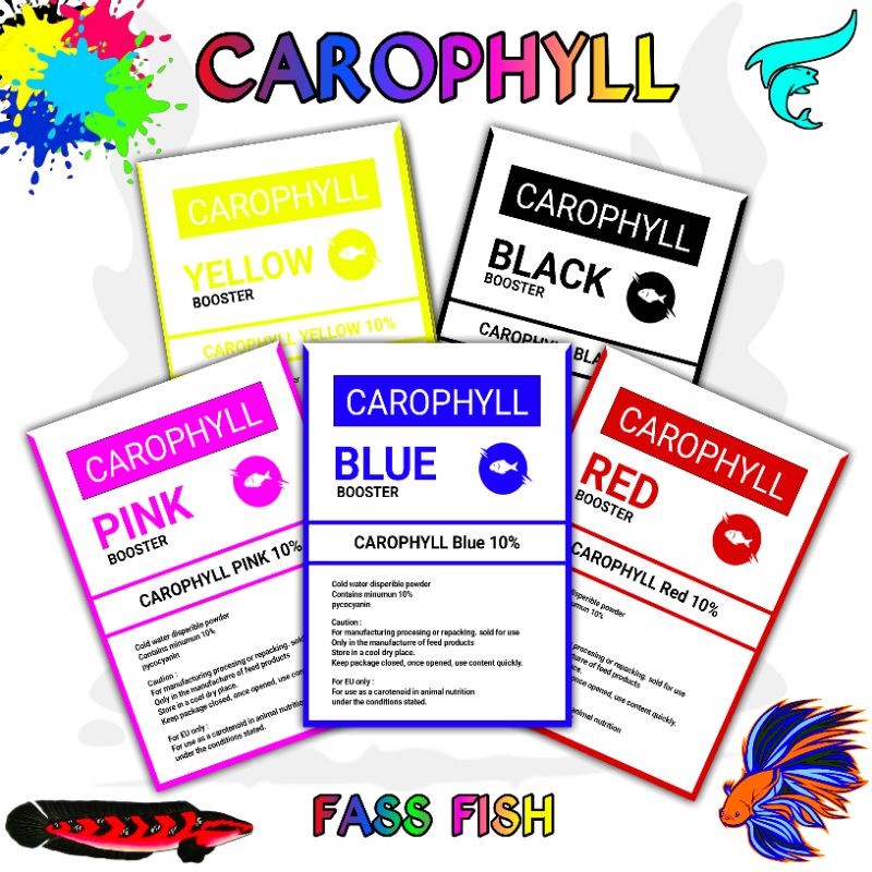 PROMO!!! CAROPHYLL RED, BLACK, BLUE, PINK & YELLOW  TERMURAH