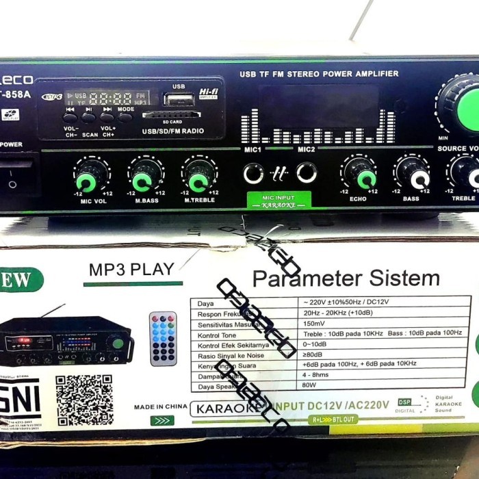 Power Amplifier Fleco Bluetooth BT-858A / Power Amplifier Mini