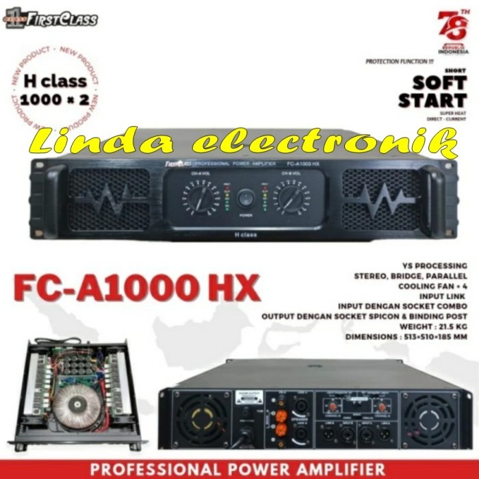 power amplifier firstclass fca 1000 hx fc a 1000 hx fca 1000hx class h