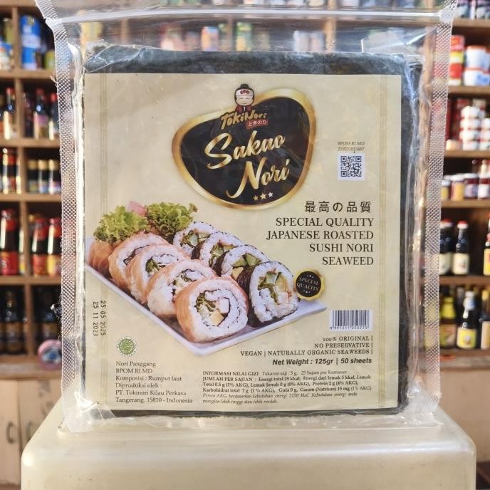 

Sakao Sushinori Special Quality 50lembar/125gr (hijau gelap)