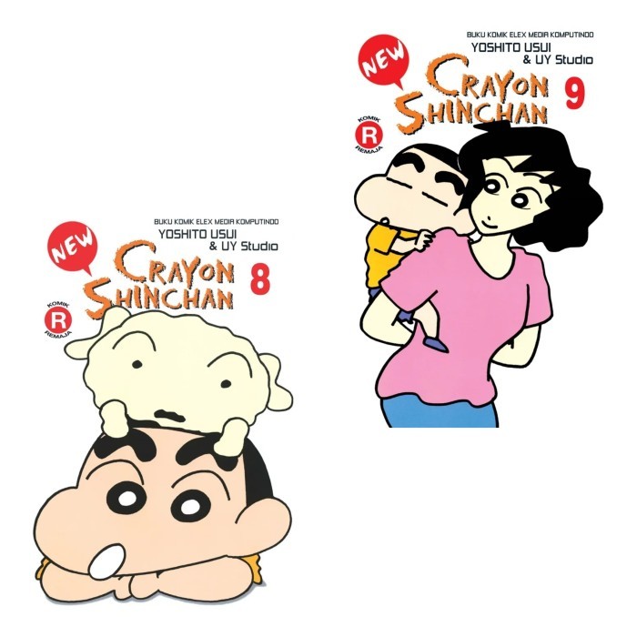 Seri Lengkap Komik New Crayon Shinchan 1 2 3 4 5 6 7 8 9 10 Baru Ori