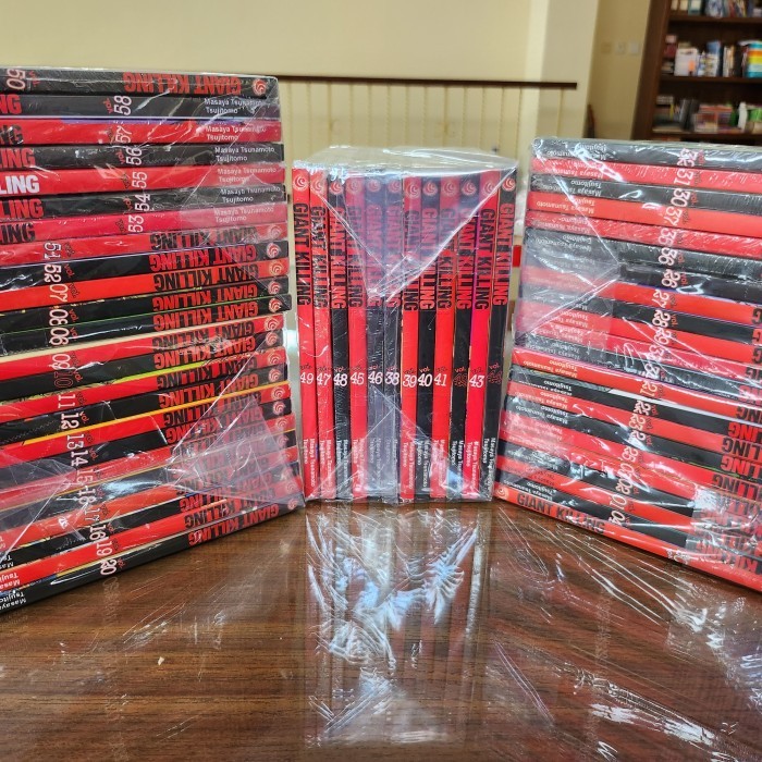 Komik Giant Killing set lengkap campur segel dan kolpri 1-58 ori