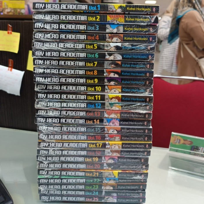 Komik My Hero Academia set vol 1-27 segel ori