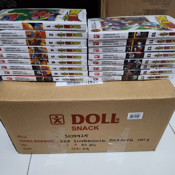 Komik Dragon Ball Super set vol 1-17 segel ori Bahasa Indonesia