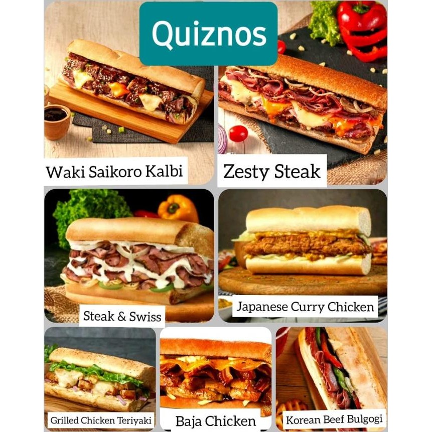 

Quiznos Sandwich Roti, lebih enak dari pada Subway Sub Way