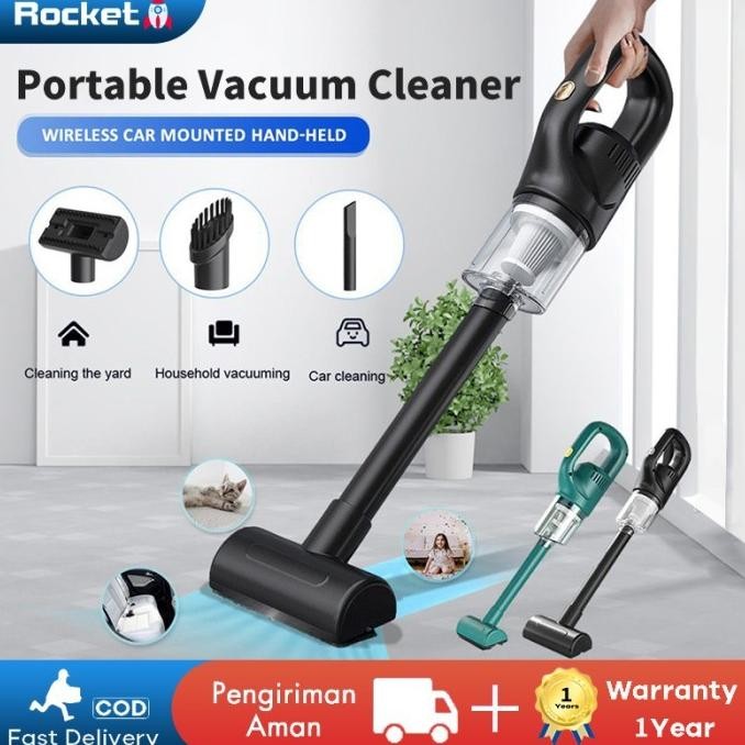 BHL Vacum Cleaner Mobil Penyedot Debu Mini Portable Wireless Vakum [terbaik]