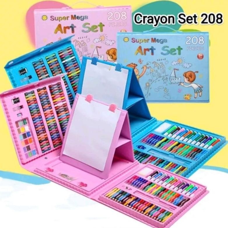 

VEX-2126 crayon set 208 pensil warna crayon set 150 pcs/ crayon mewarnai 150 warna Berkualitas