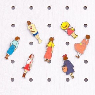 Pin - Ghibli - Limited Ghibli & Ghibli Girls Pin Bros Collection